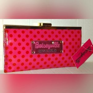 ☆NWT☆Vintage☆Betsey Johnson "Betseyville"  Circue De La Betsey Dbl Frame Kissloc